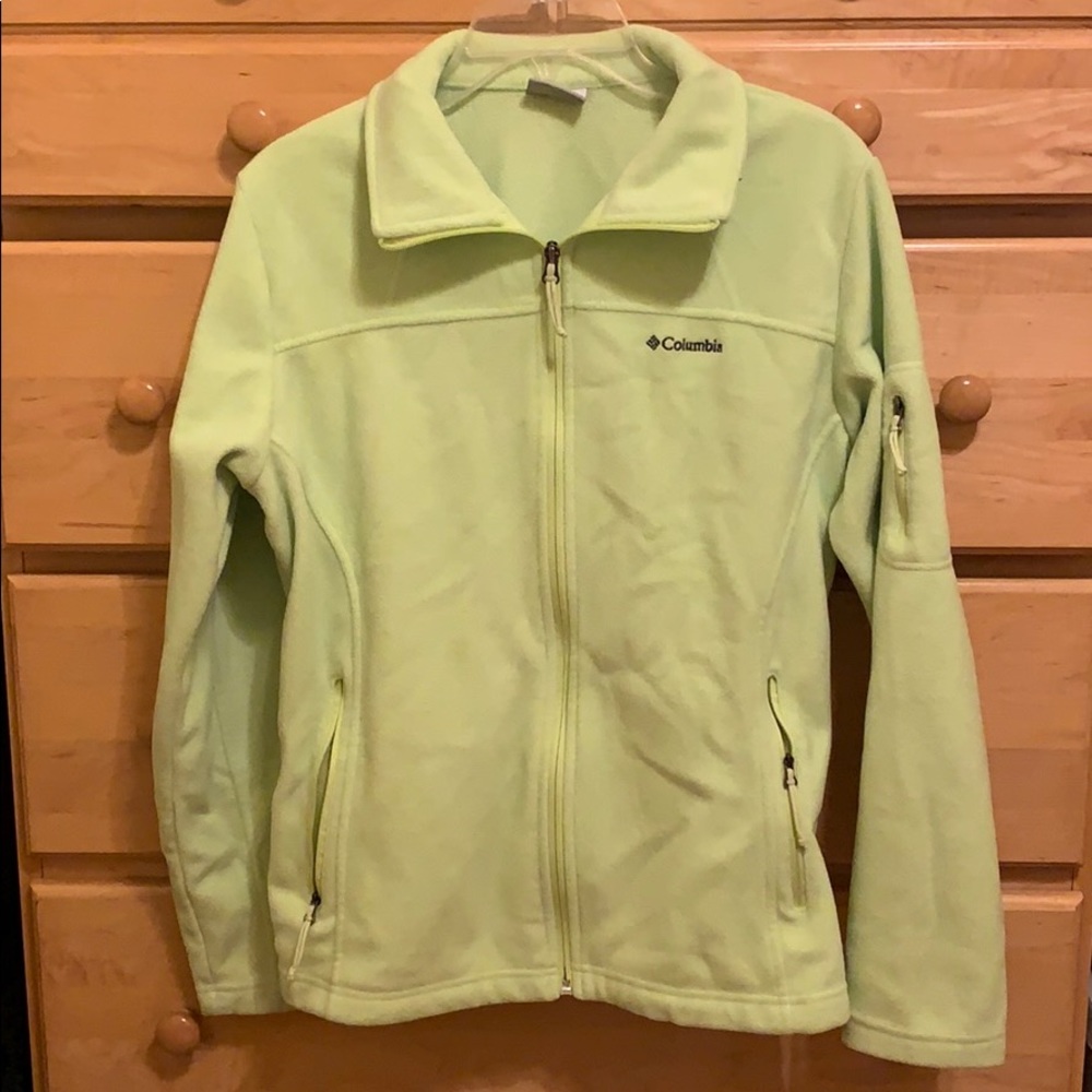 Lime Green Columbia Fleece